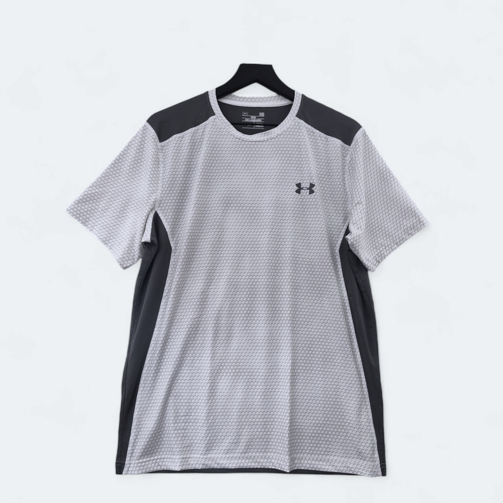 Under Armour Men's Team Raid Short Sleeve T-shirt Mens Size Large Fitted - Picture 5 of 8